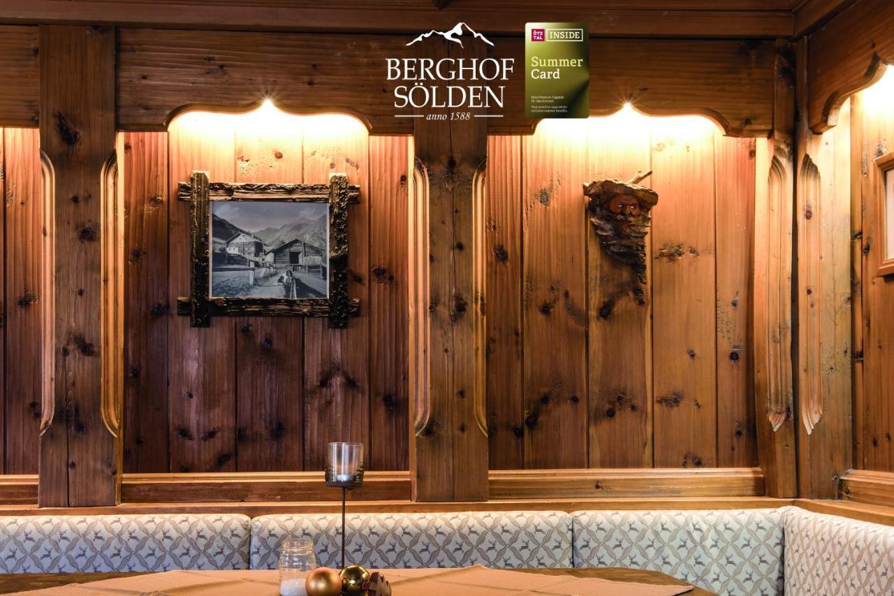 Berghof Soelden - Anno 1588 Appartement Buitenkant foto