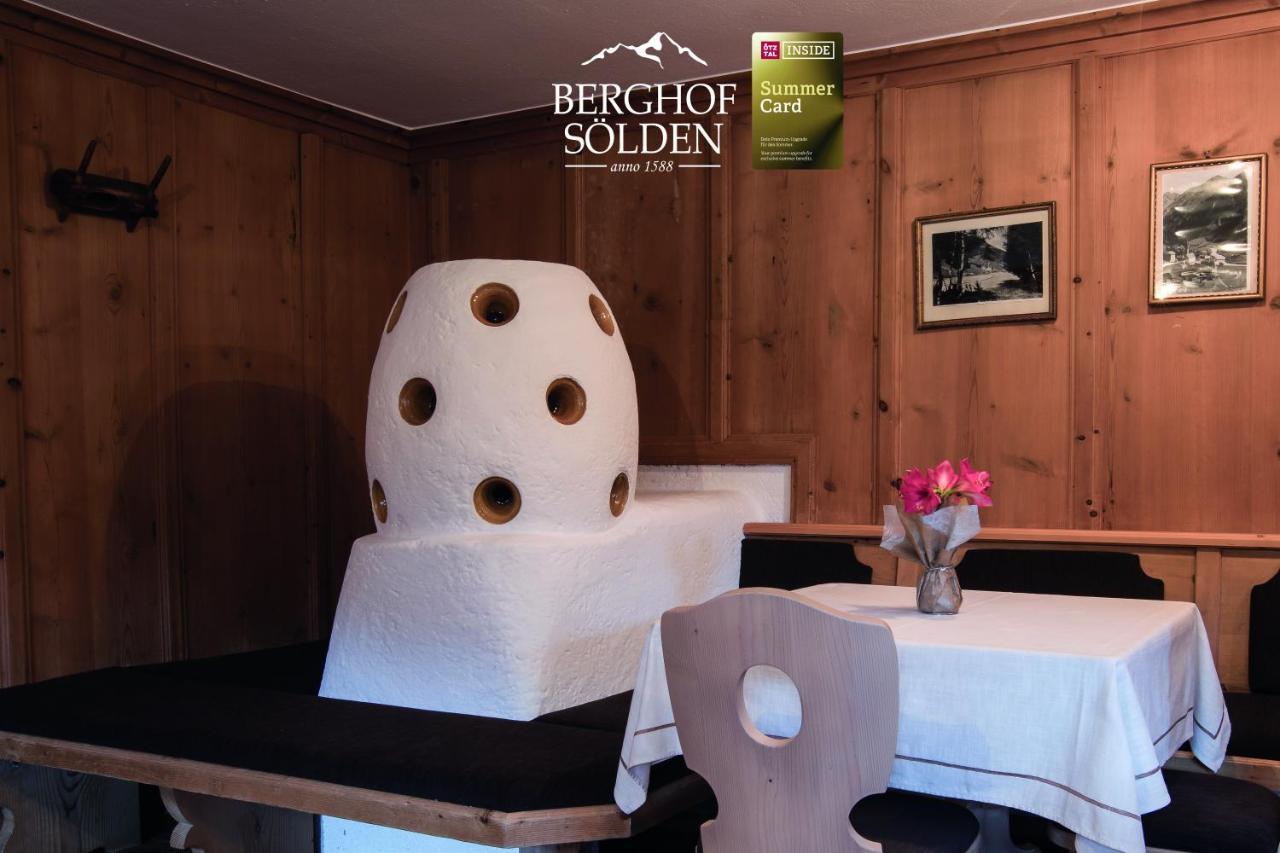 Berghof Soelden - Anno 1588 Appartement Buitenkant foto
