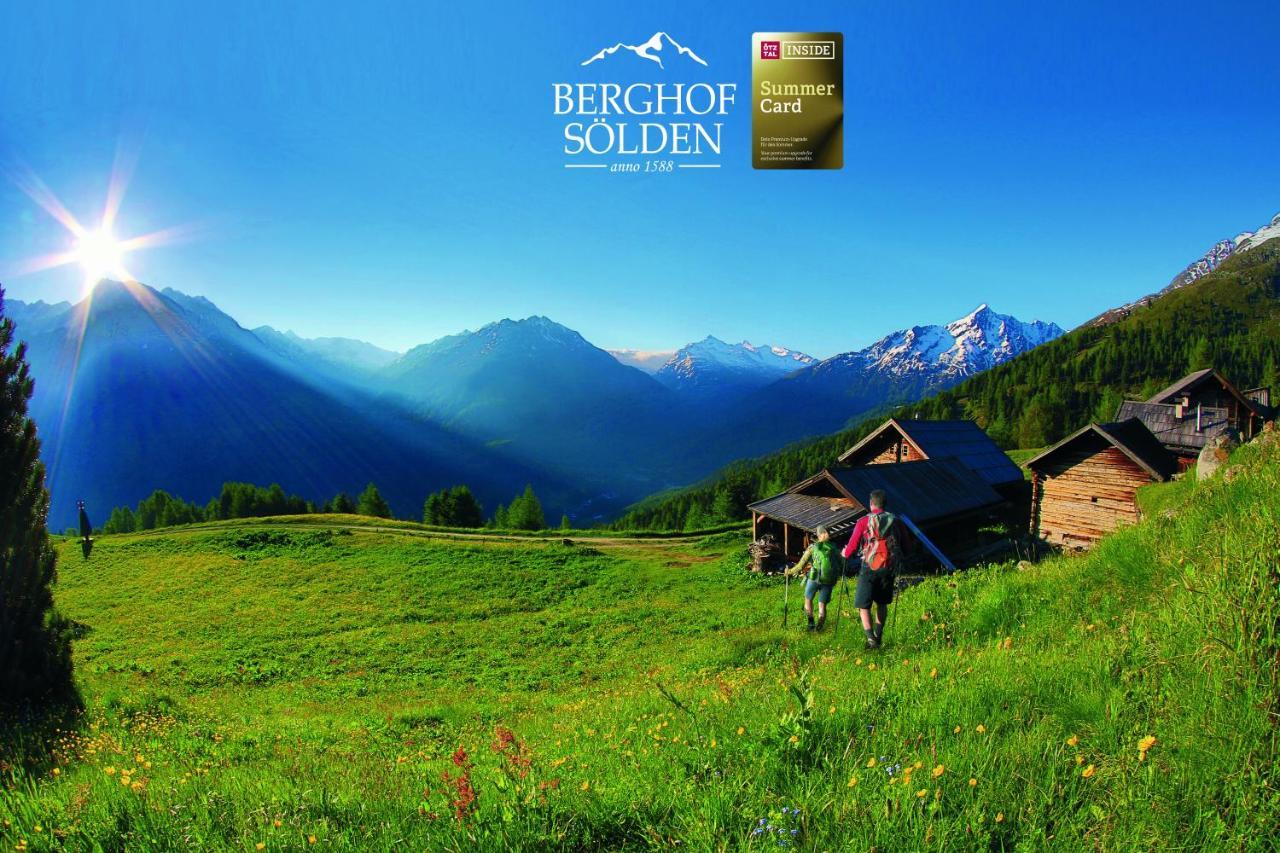 Berghof Soelden - Anno 1588 Appartement Buitenkant foto