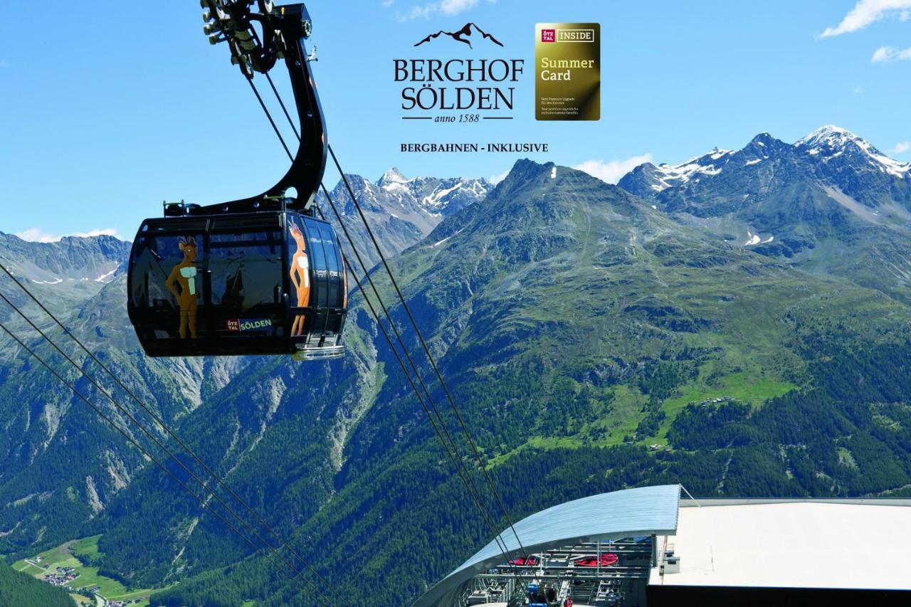 Berghof Soelden - Anno 1588 Appartement Buitenkant foto